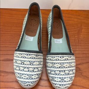 Cobra Society Women's Espadrille Flats - Black/Mint Green Cut Leather 39(8)